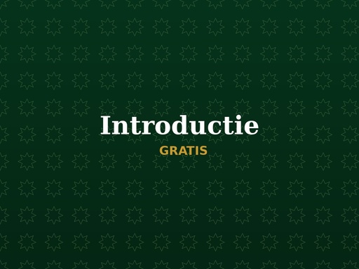 Introductie: ondernemen vanuit islamitische waarden
